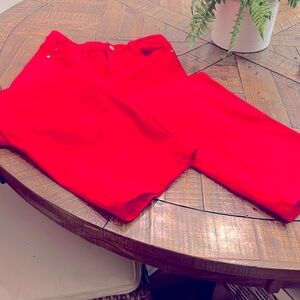 Judy Blue Wide Leg stretch red jeans size 5/27